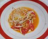 Foto langkah ke 3 dari resep Seblak makroni kerupuk+toge.