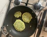 10 minute Savory Zucchini Pancakes #vegetarian #paleo #low carb #grain-free #gluten-free recipe step 3 photo