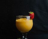 A picture of step 2 of Mango Strawberry Smoothie.