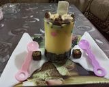 A picture of step 4 of Custard Oreo pudding.