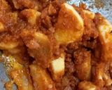 A picture of step 5 of Radish(mooli) with Besan.