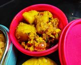 A picture of step 6 of Lunch box (Jeera rice,ajwain paratha, pili dal, gobhi aloo sabzi.