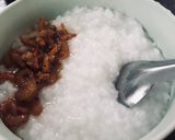 Hình bước làm 4 của món Món cháo trắng với tôm khô kho quẹt