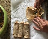 A picture of step 2 of Egg Rolls (Southwest) with Chipotle Ranch.