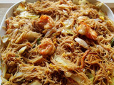 Noodles de arroz estilo chino