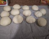 A picture of step 3 of Baladi Bread on the Stovetop.