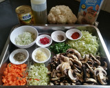 A picture of step 1 of Shepherd's Pie (Vegetarian/Vegan /Low Carb).