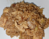 Foto del paso 6 de la receta: Arroz con salchichas y tortilla
