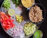 A picture of step 1 of Cooked Quinoa Chaat.