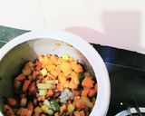 A picture of step 3 of Carrots/Gajar And Methi Leaves Subzi.