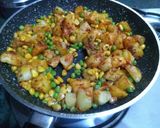 A picture of step 2 of Dry allo matar and sweet.