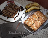A picture of step 12 of Banana, peach, and almonds Bread.