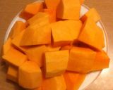 Baconbe göngyölt sütőtök recept fázis 2 fotója