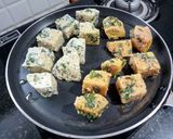 A picture of step 4 of Tandoori Khaman (Khaman made in Microwave with a twist).