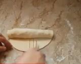 A picture of step 4 of Maggi Masala chicken Braided Bread Rolls.