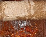 A picture of step 1 of Daal Pitha....lahsun mirch ki chutney.