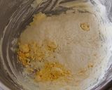 A picture of step 2 of Exotic lip smacking Ghevar.