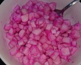 Hình bước làm 2 của món Chè sương sáo, bánh lọt, củ năng cốt dừa