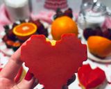 Foto del paso 14 de la receta ¡Bizcochitos ❤️ de Naranja rellenos de mermelada de fresa!