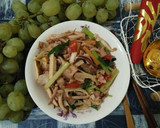 客家小炒【澎湖野生水產】【豆豆愛的料理】的食譜步驟7照片