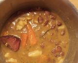 Füstölt húsos..kolbászos bableves, alla Edina 😊😊 recept fázis 10 fotója
