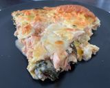 Une image de l'étape 6 de Tarte saumon poireaux blettes mozza.
