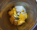 A picture of step 2 of Mango chia seeds sweet Lassi.