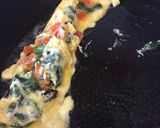 Foto del paso 5 de la receta: Rollo de Huevo de Tomate, Espinaca y Albahaca