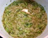 A picture of step 2 of Broccoli Soup with Orzo and Feta.