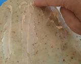 A picture of step 7 of Pinwheel Mathri.