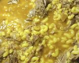 A picture of step 3 of Shredded Beef with Pasta.
