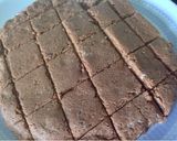 A picture of step 6 of Chocolate milk burfi.