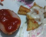 Foto del paso 9 de la receta: Peceto con papas al horno y salsas