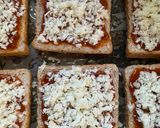 A picture of step 3 of Hawaiian pizza bread.