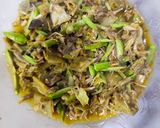Foto langkah ke 4 dari resep Jantung Pisang Masak Cabe Rawit Pete (vegan).