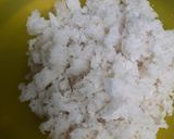 A picture of step 1 of Bread ki mithai.