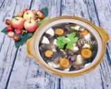 Hình bước làm 4 của món Súp Nấm Rong Biển Chay