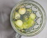Foto langkah ke 2 dari resep Es Melon Lemon Binahong.