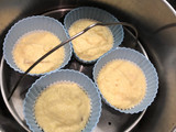 Soy pulp (okara) steamed cake