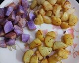 A picture of step 4 of Undhiya chat.