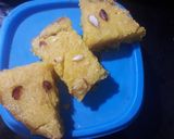 A picture of step 5 of #mango cranberry cake.