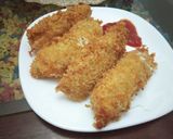 Foto langkah ke 5 dari resep Mozarella goreng hemat.