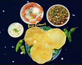 A picture of step 5 of Aloo Bhature.