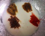 A picture of step 2 of Dahi Bhindi.