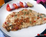 মশলা অমলেট(masala omelette recipe in Bengali) রেসিপির ধাপ 6 ছবি