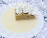 A picture of step 8 of Tres leches (milk cake).