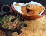 Foto del paso 4 de la receta: Sopaipillas con polvo de hornear y pebre