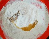 A picture of step 2 of Coconut Mitai.