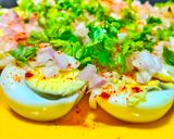 अंडा सलाद (anda salad recipe in marathi) रेसिपी स्टेप 3 फोटो 