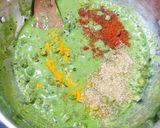 A picture of step 10 of Hara Chana sabji.